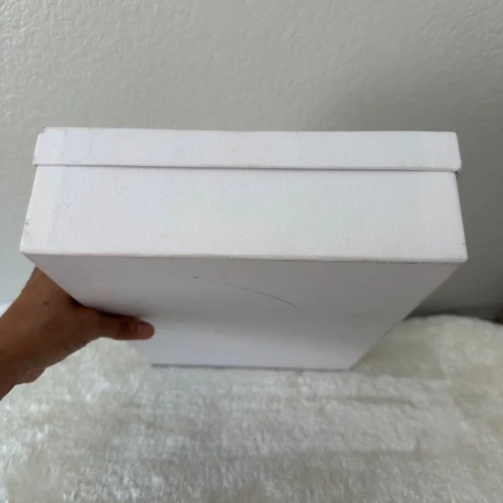 Christian Dior Empty Gift Box For A Small Shoulder Bag White Black 0/S